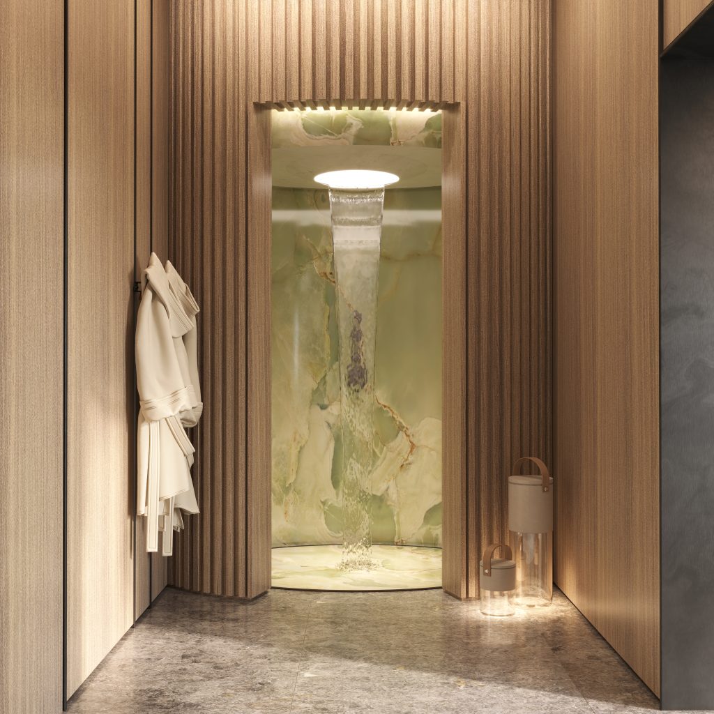 Pagani Residences spa shower room