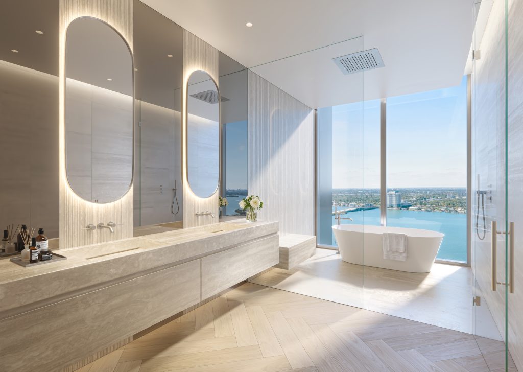 Pagani Residences primary bathroom